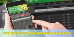 Lưu ý tại trang cá độ bóng đá trangcadobongda.lat cho bet thủ